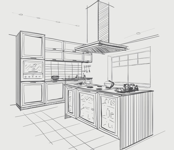 Kitchen-Remodeling-Design-Sketch